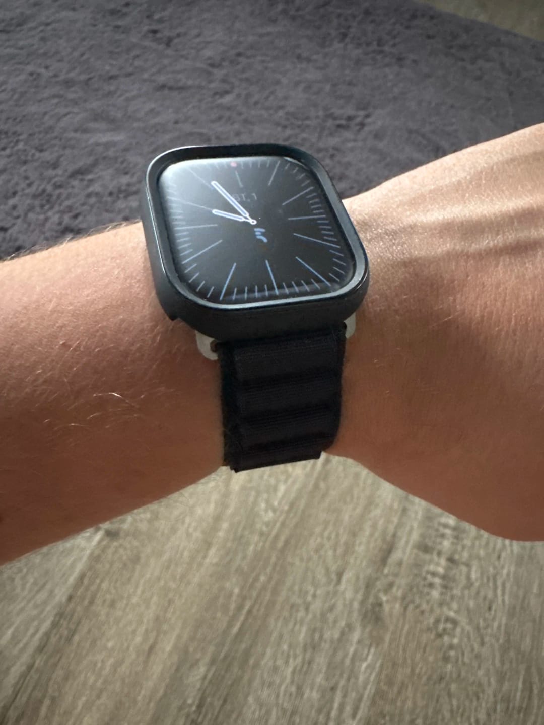 Customer photo review of Apple Watch Nylon Strap - Rugged Alpine Loop