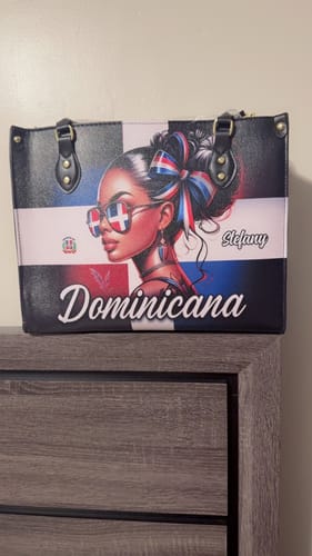 Customer photo review of Dominicana - Personalized Leather Handbag DOM02