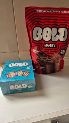 Customer photo review of BOLD WHEY CHOCOLATE AO LEITE (900g)