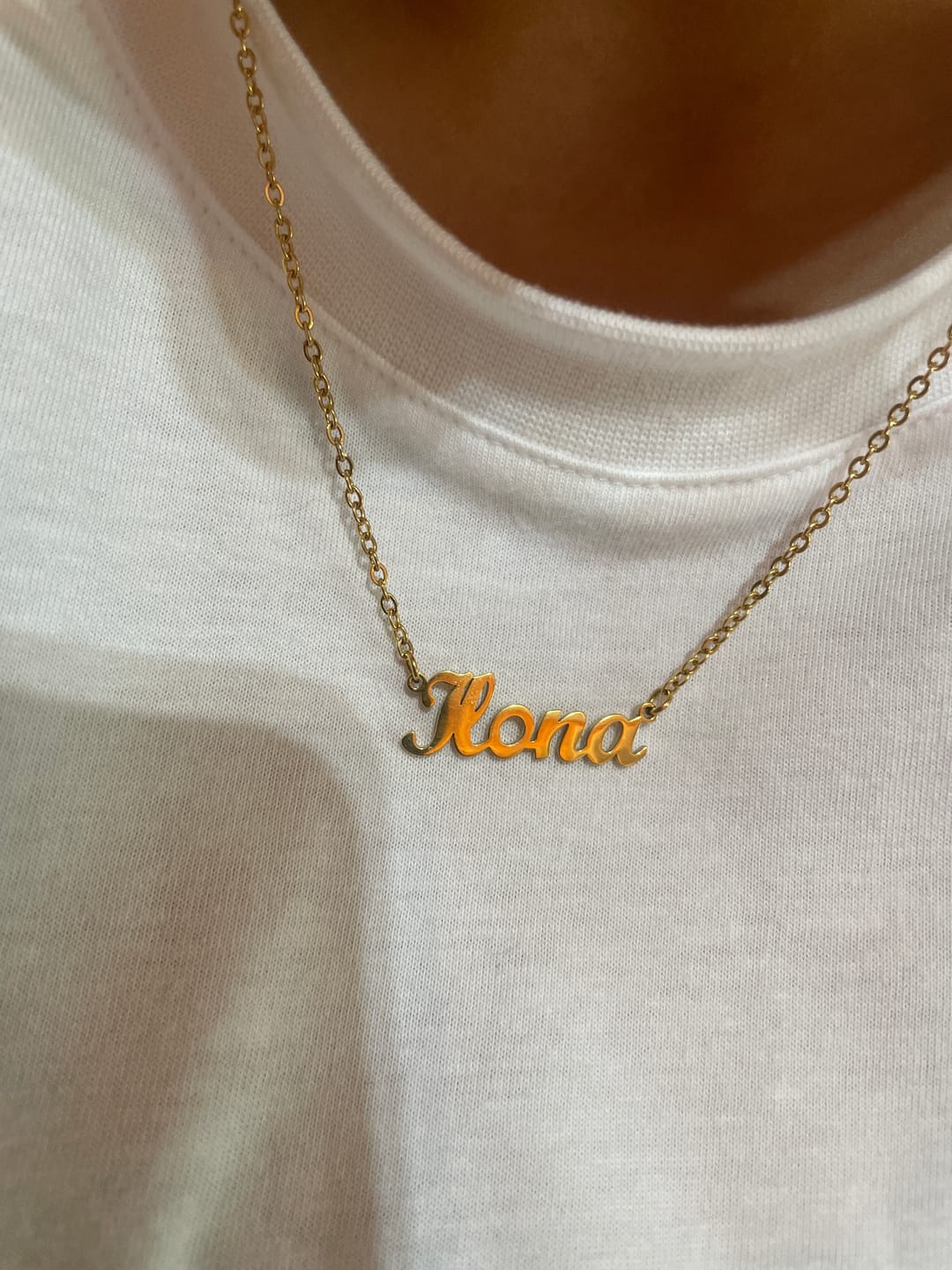 Customer photo review of Collier Personnalisé - MyLittleNecklace