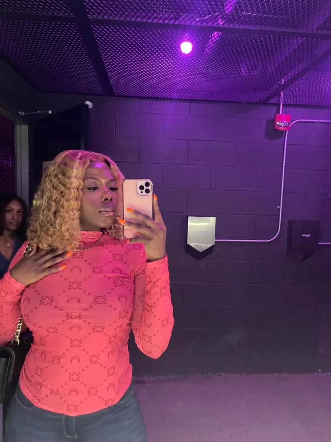 Customer photo review of Deep Wave 100% Human Hair Wig — Honey Blonde | KIMLUD