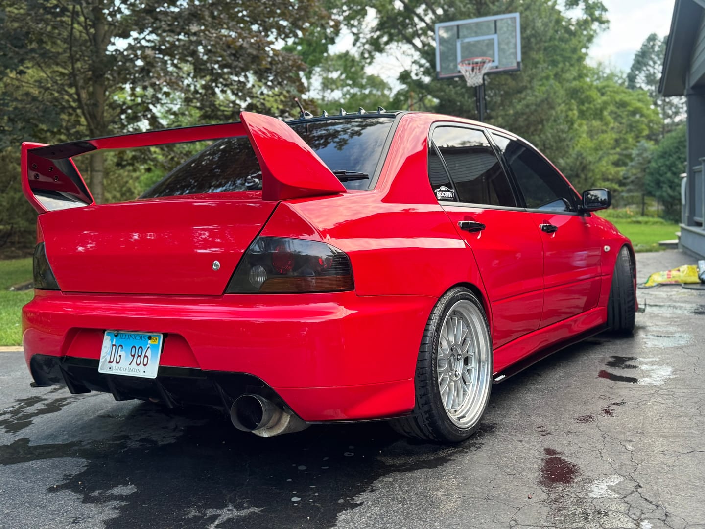 Customer photo review of DevSport Rear Spats (Mitsubishi EVO 8/9)