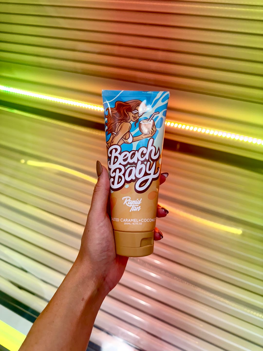 Customer photo review of **BACK IN STOCK** BEACH BABY TANNING ACCELLERATOR