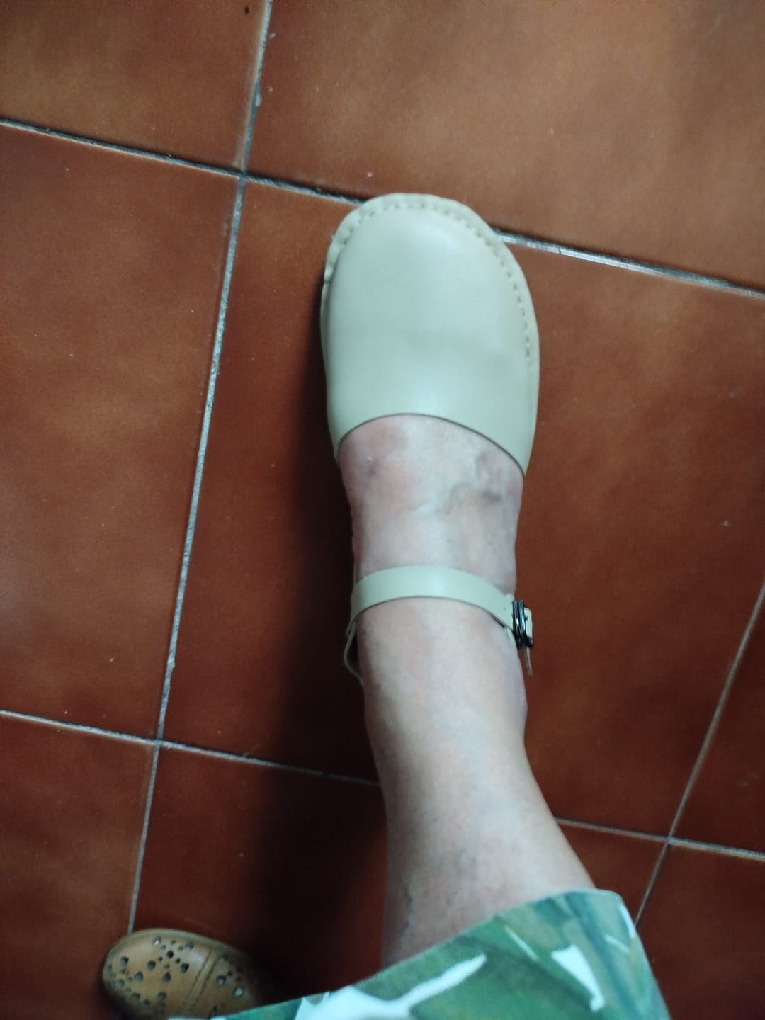 Customer photo review of Women Genuine Leather Summer Flat Sandals