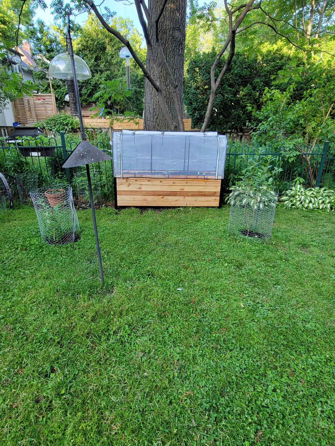 Customer photo review of 18" x 72" Planter Box - 24" TALL