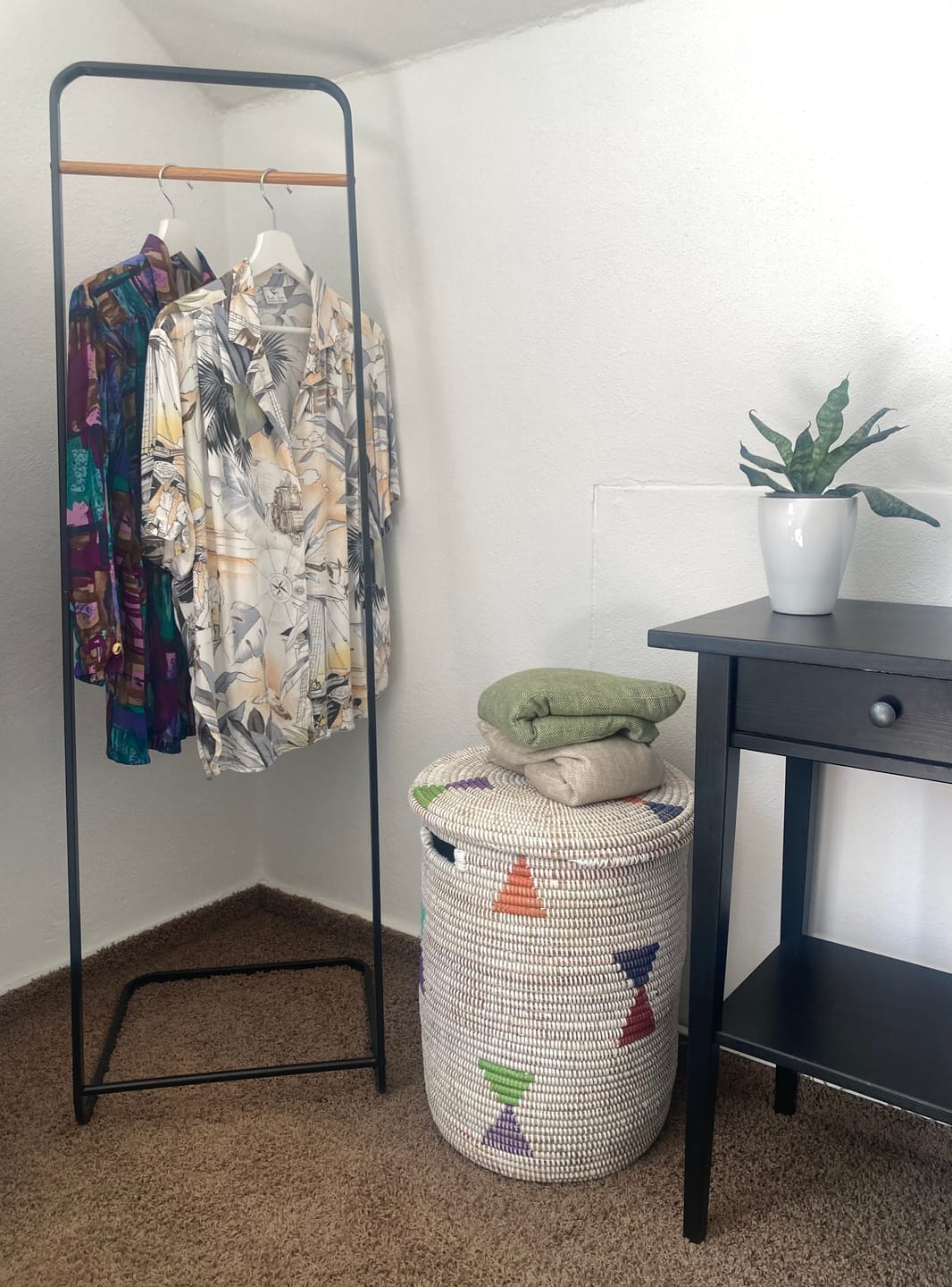 Customer photo review of Wäschekorb mit flachem Deckel - large – Mazama
