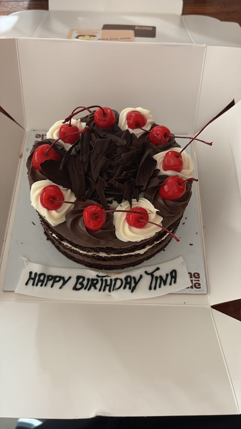 Customer photo review of German Black Forest Cake