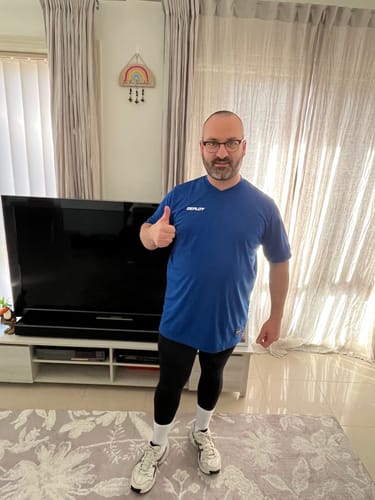 Customer photo review of Deploy Legacy Football Jersey - Royal Blue