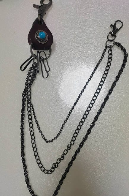 Customer photo review of Vintage Layered Belt Metal Chain