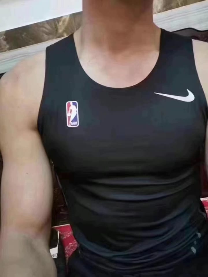 Customer photo review of Elite Pro Black Compression Tank Top