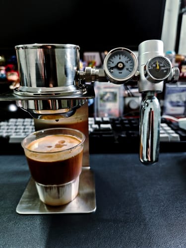 Customer photo review of Lastaforest Pneumatic Espresso Machine