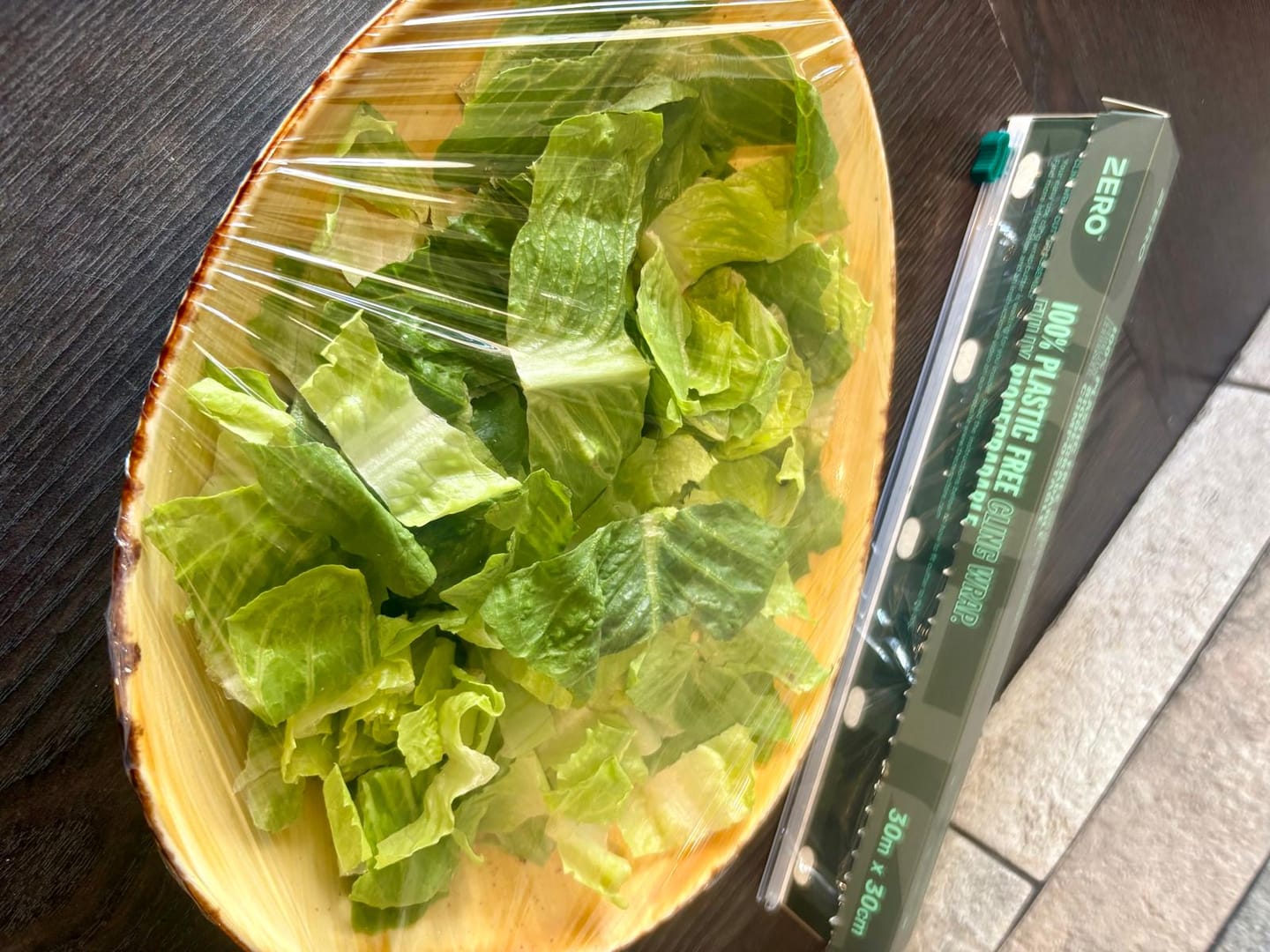 Customer photo review of Plastic Free Cling Wrap