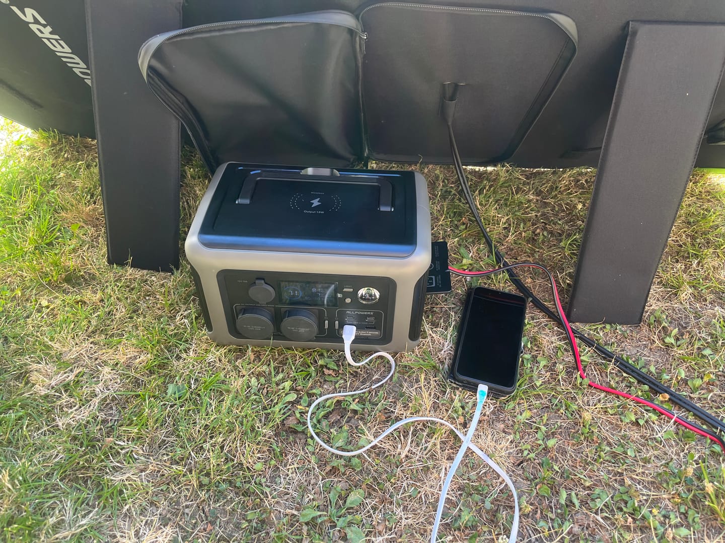 Customer photo review of ALLPOWERS R600 Station électrique portable 600W 299Wh Batterie LiFeP04