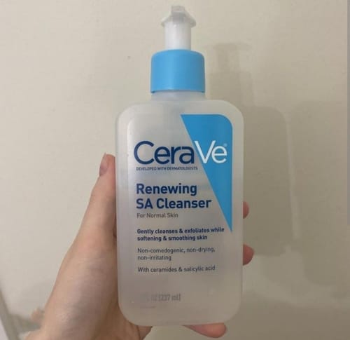 Customer photo review of CeraVe SA Smoothing Cleanser prausiklis problematiškai odai