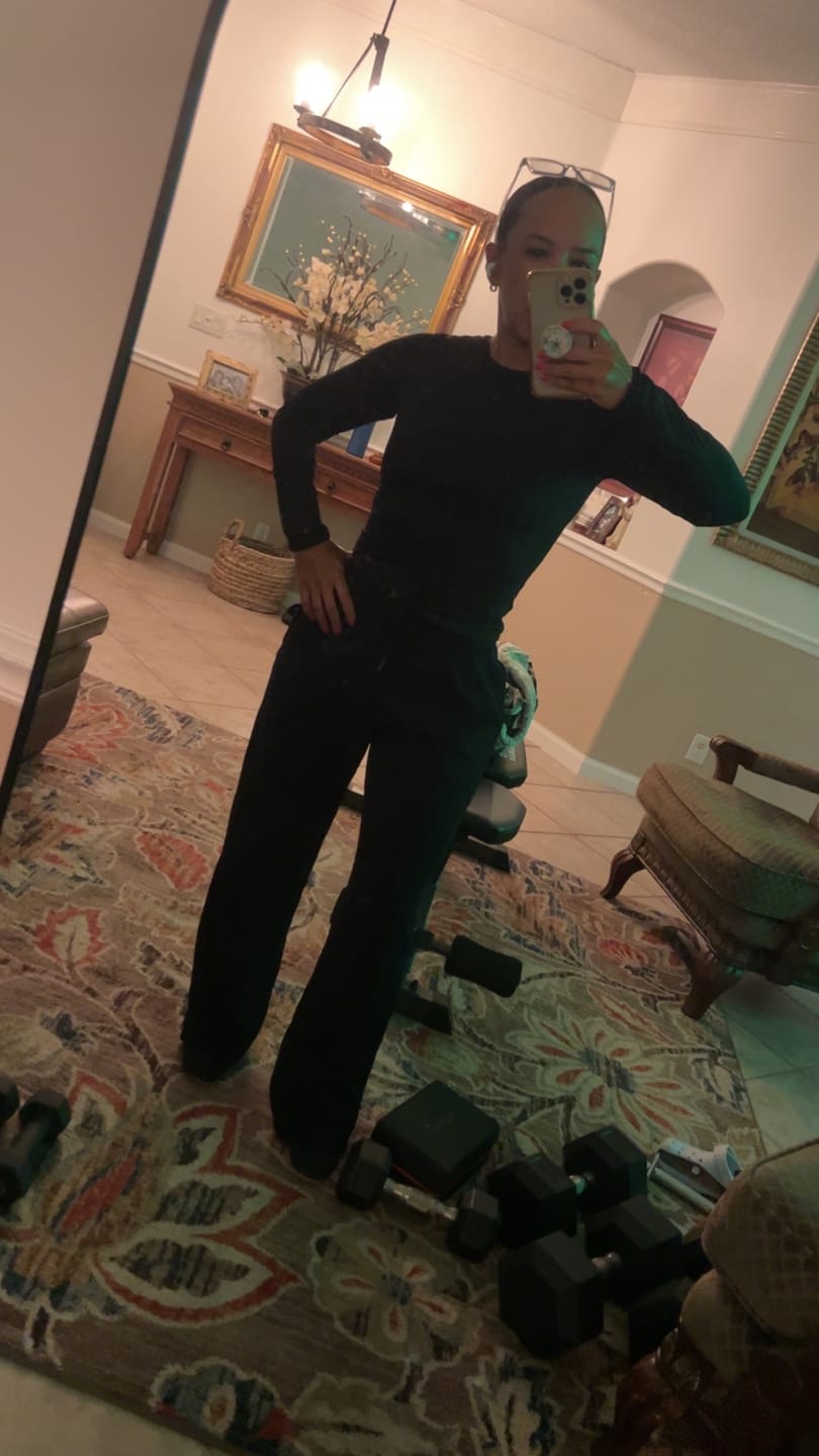 Customer photo review of W480 Winter Arc Long Sleeve tee