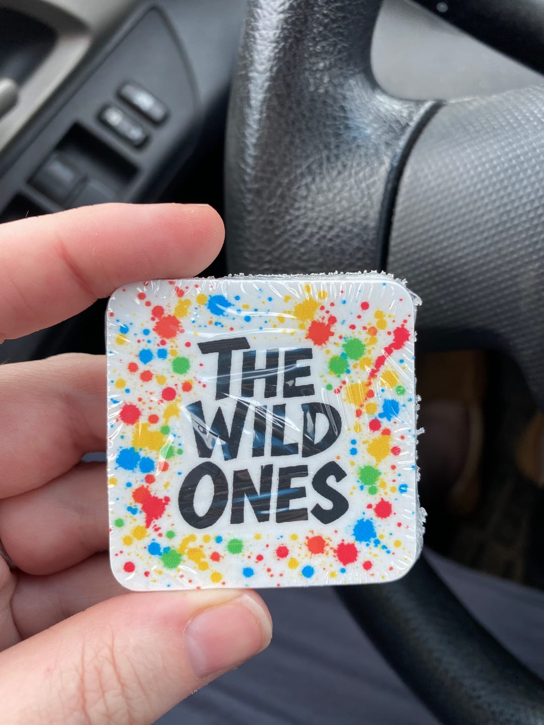 Customer photo review of Custom Die-Cut Stickers