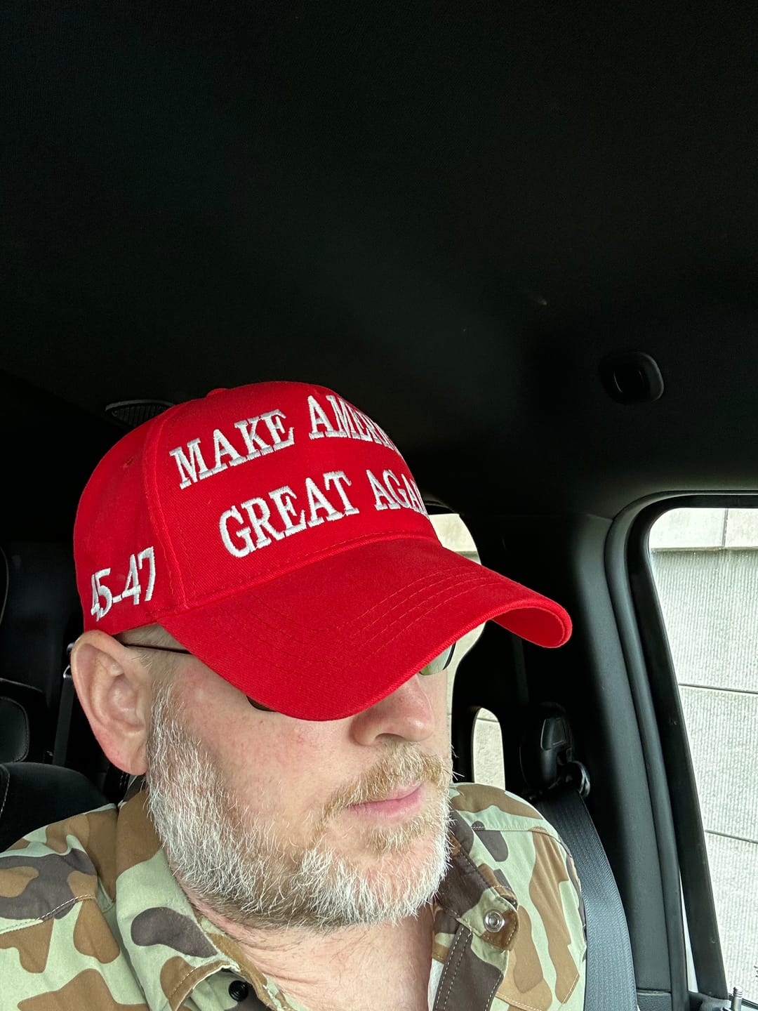 Customer photo review of New MAGA 45 47 Red Hat