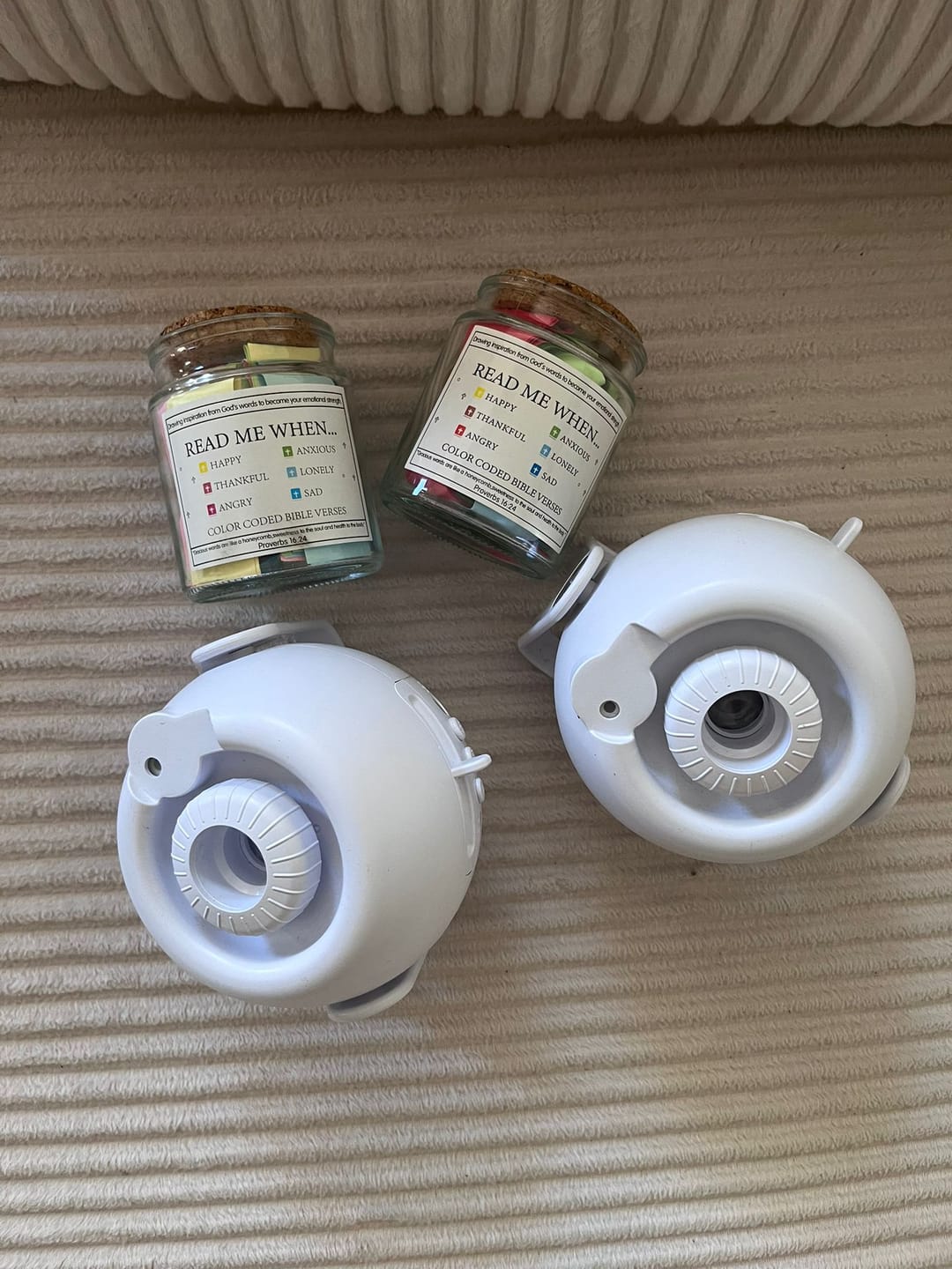 Customer photo review of (KIDS GIFTING BUNDLE) Bible Galaxy Full Set (Bible Jar + Projector)