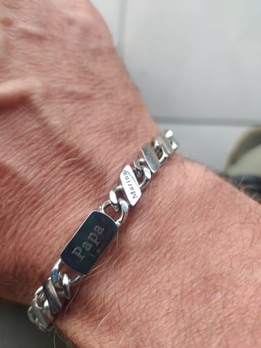 Customer photo review of Familieschakel Armband Voor Vaderdag