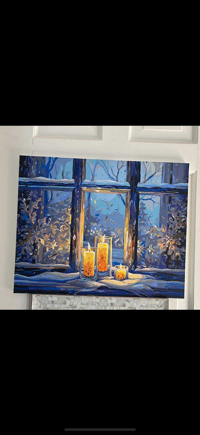 Customer photo review of Snow-Kissed Window