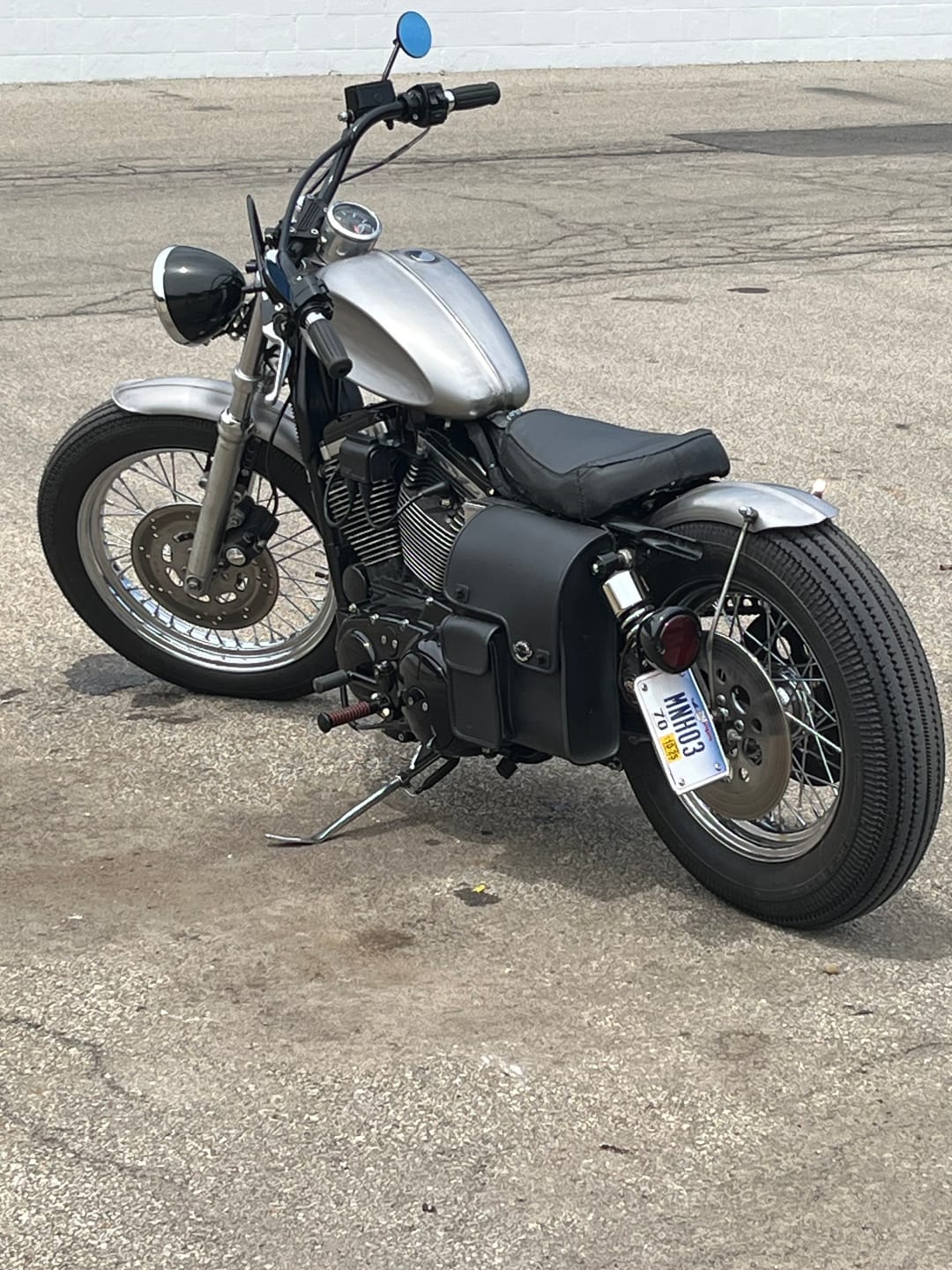 Customer photo review of 5L - Fatman Motorcycle Solo Bag For Harley Softail