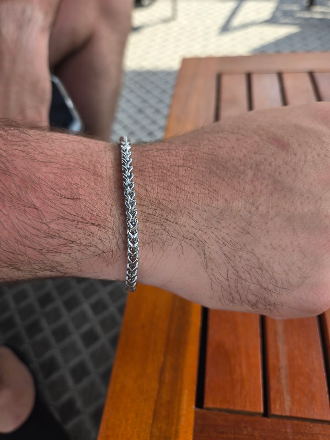 Customer photo review of 4mm Franco Link Bracelet