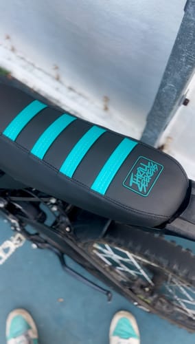 Customer photo review of Custom Seat Cover: Sur-Ron Light Bee X