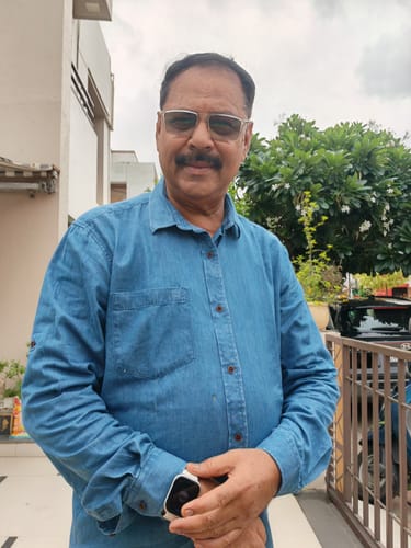 Customer photo review of Denim - Light Blue Casual Shirts for Men | Ariser