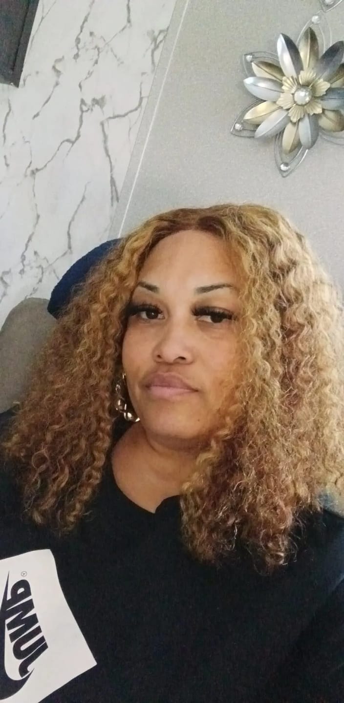 Customer photo review of Deep Wave 100% Human Hair Wig — Honey Blonde | KIMLUD
