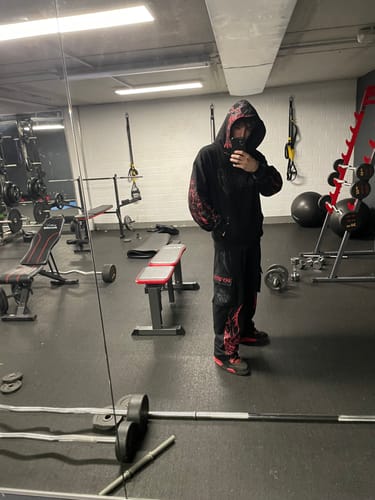 Customer photo review of Deathblade Oversized pullover hoodie [NIGHTMARE]