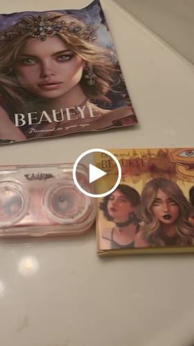 Customer video review of Clover Blue Prescription Colored Contact Lenses