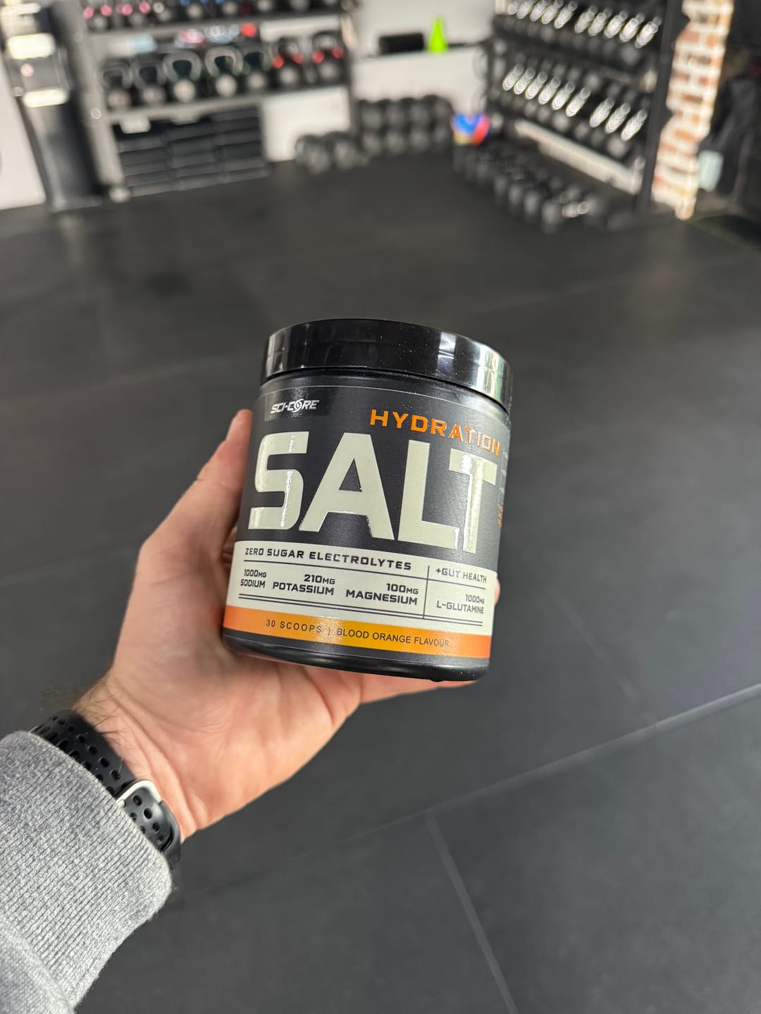 Customer photo review of HYDRATION SALT Blood Orange