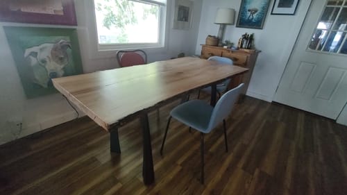 Customer photo review of Furniture Legs 419 Nura 28H Metal Modern Dining Table Legs