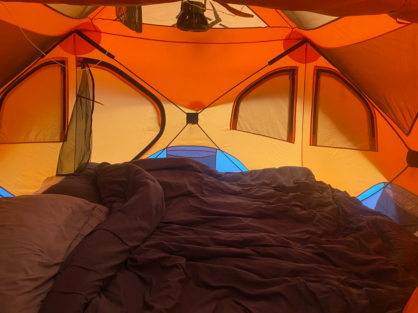 Customer photo review of King Koil Luxury Air Mattress with High Speed Built-in Pump