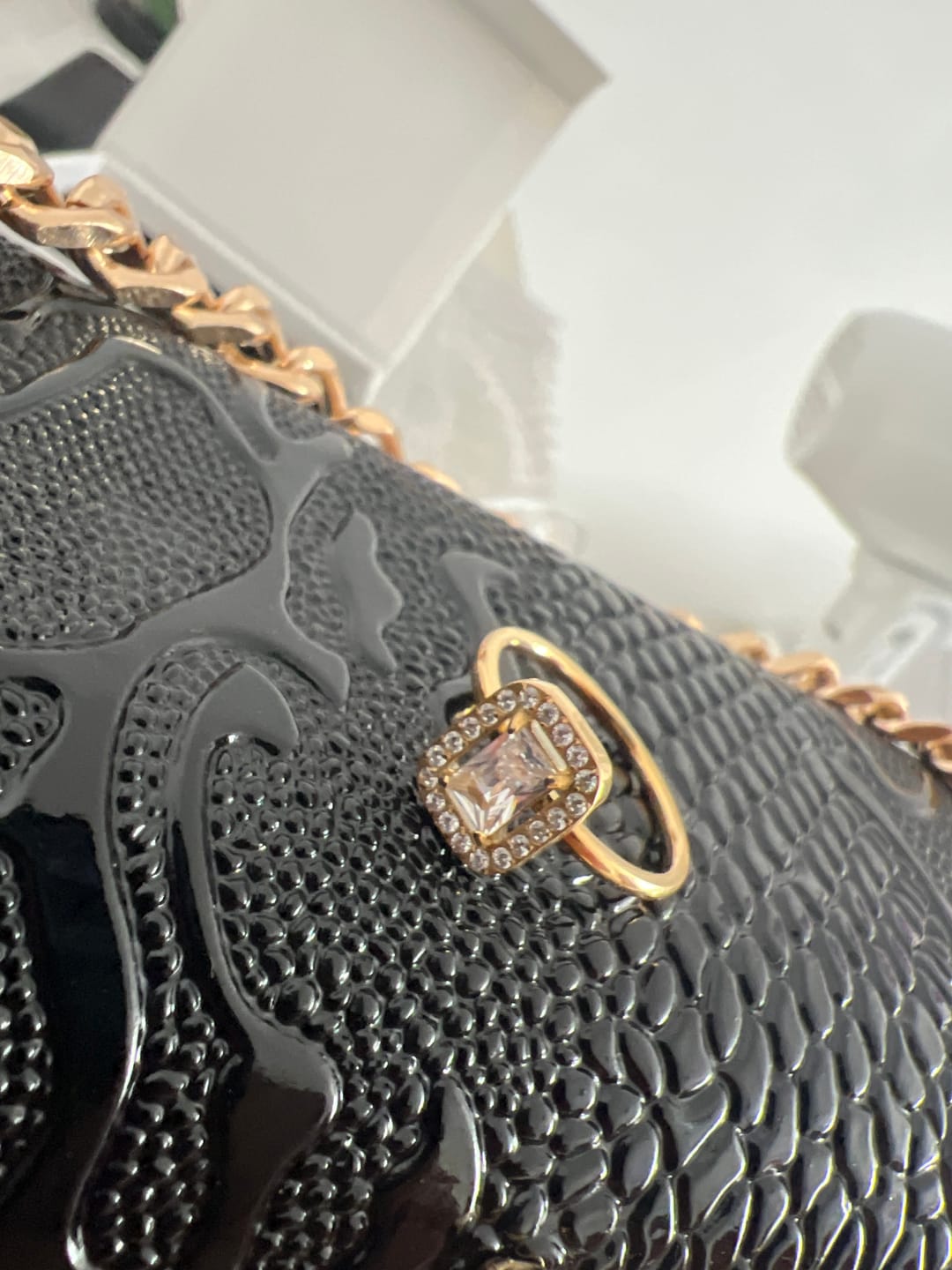 Customer photo review of Inel Elegance - Auriu