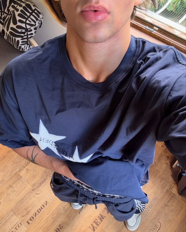 Customer photo review of Aelfric Eden Embroidery Star Tee