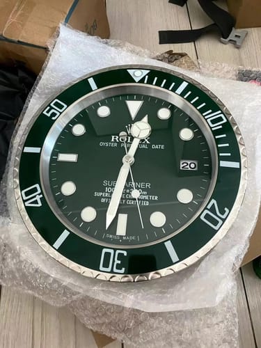 Customer photo review of ロレックスSubmariner ウォールクロック- グラッシーグリーン