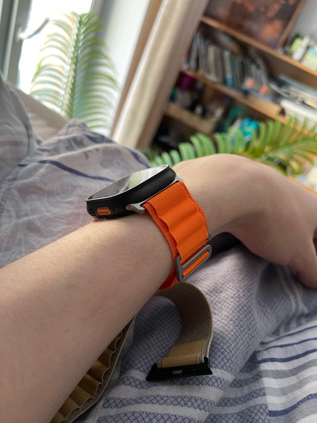 Customer photo review of Apple Watch Nylon Strap - Rugged Alpine Loop