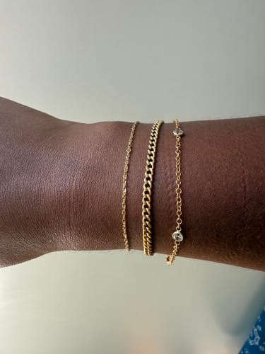 Customer photo review of keke cz bracelet