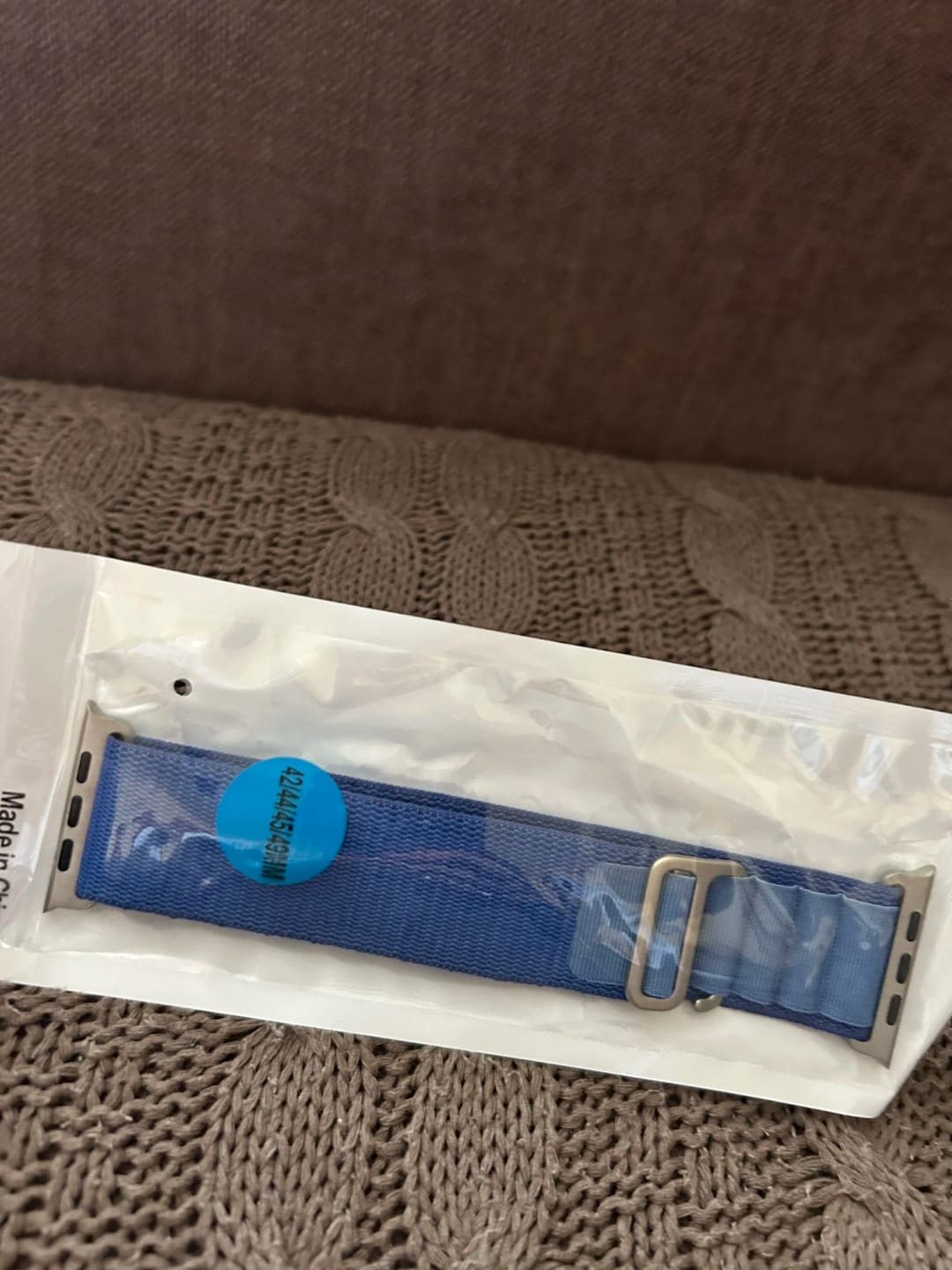 Customer photo review of Apple Watch Nylon Strap - Rugged Alpine Loop
