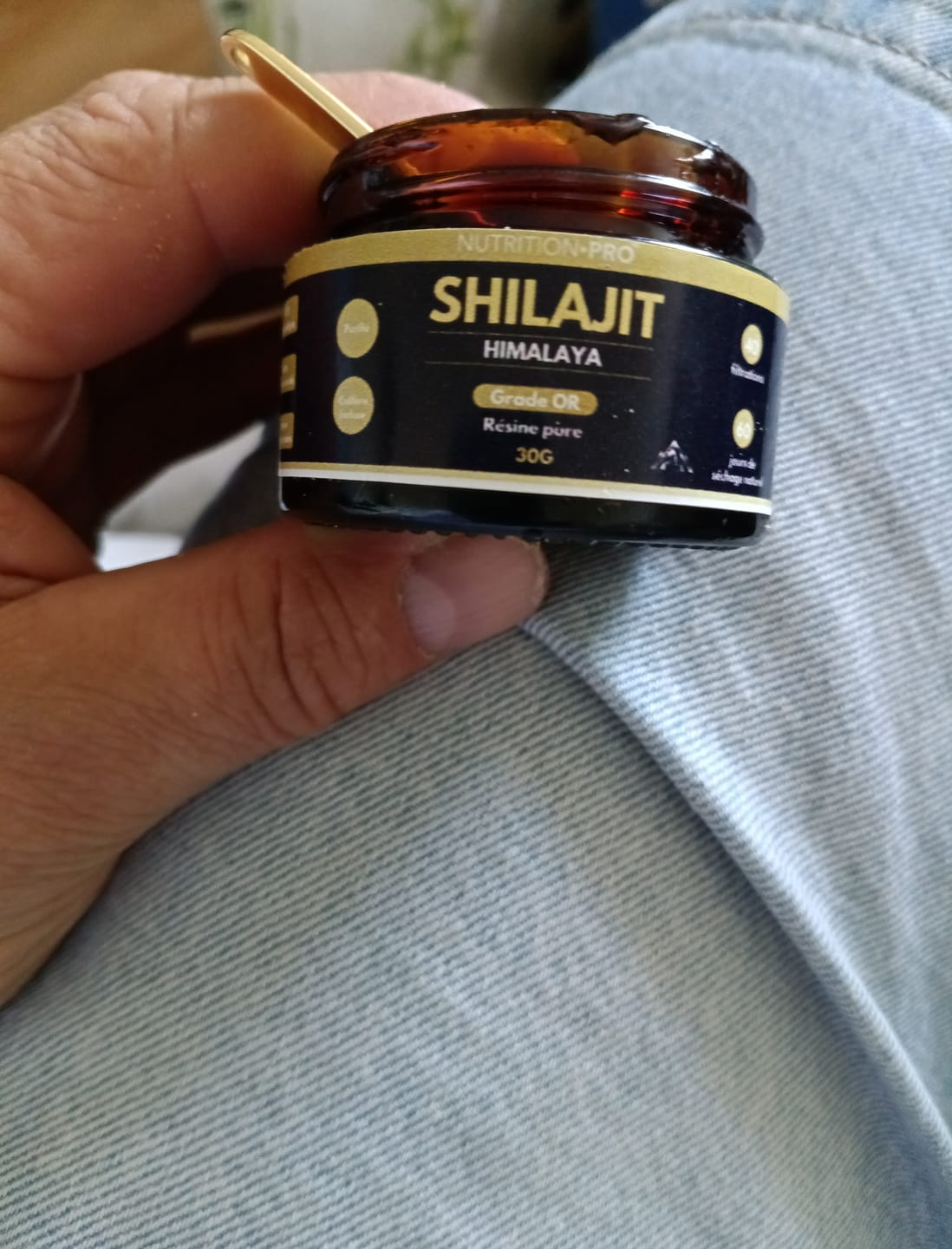 Customer photo review of SHILAJIT (RÉSINE PURE)