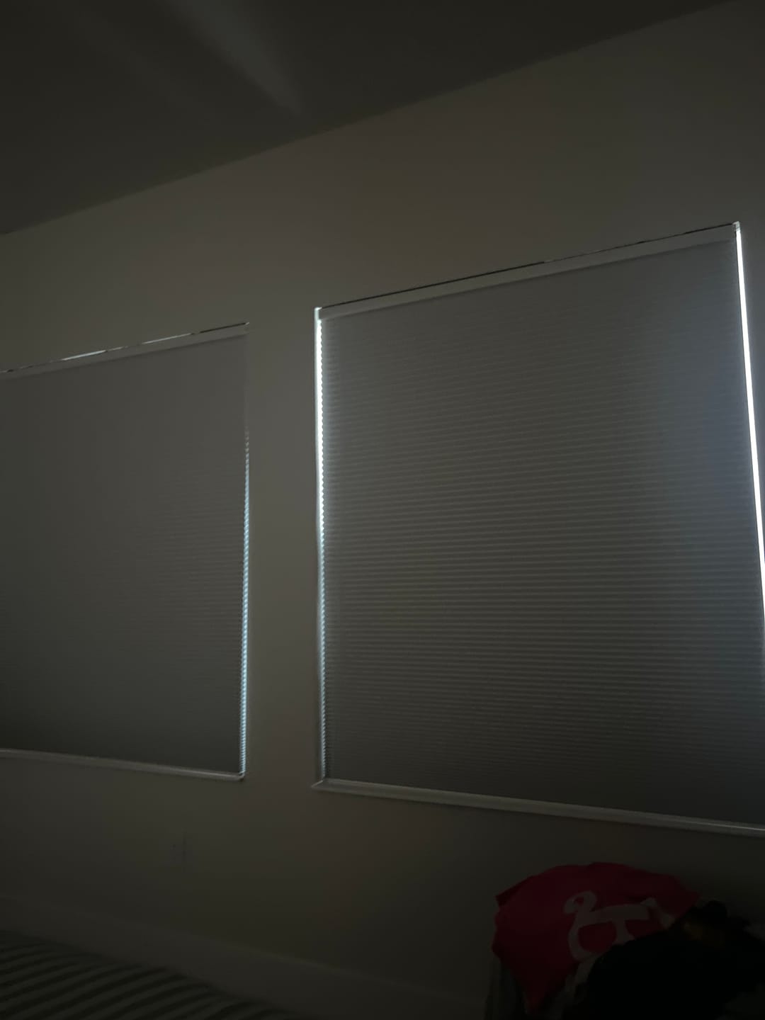 Customer photo review of SmartWings Motorized Blackout Cellular Shades Nowa