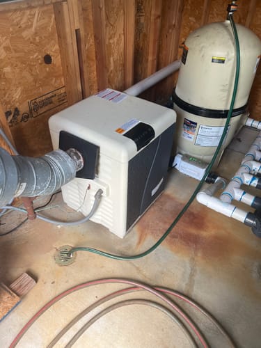Customer photo review of Pentair mastertemp propane 400k btu - EC-460737