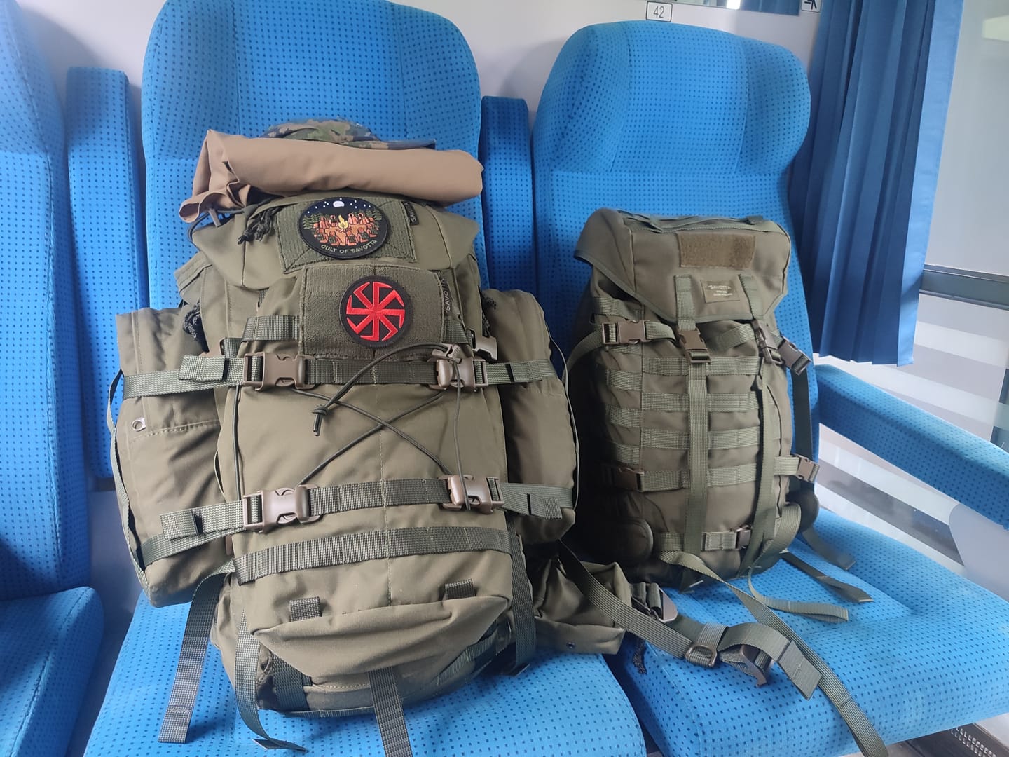Customer photo review of Kantamus 40L backpack