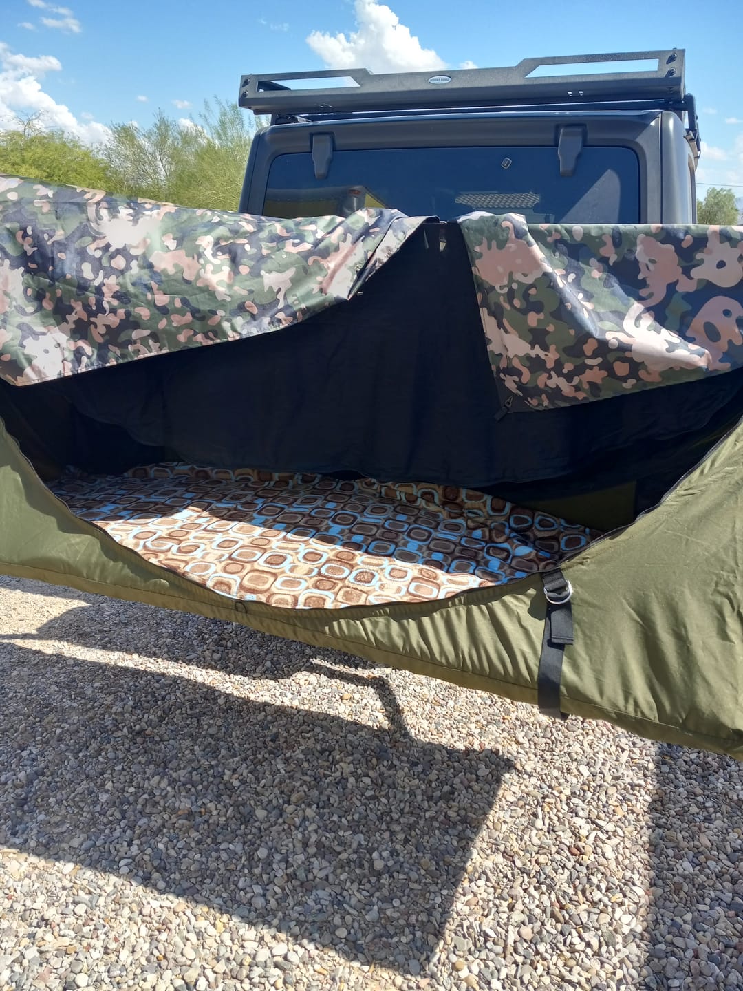 Customer photo review of Bare Bones XL Hammock Mount