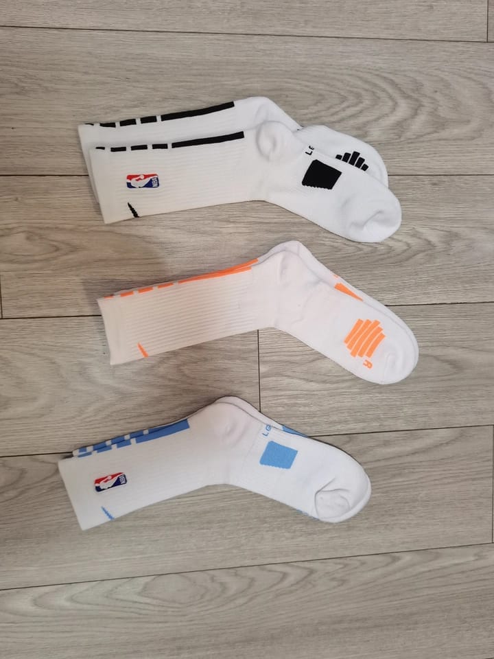 Customer photo review of Hoop Armour™ Grip Elite Socks White
