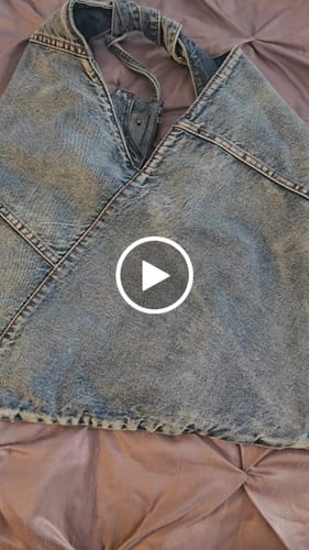 Customer video review of Denim Shoulder Bags