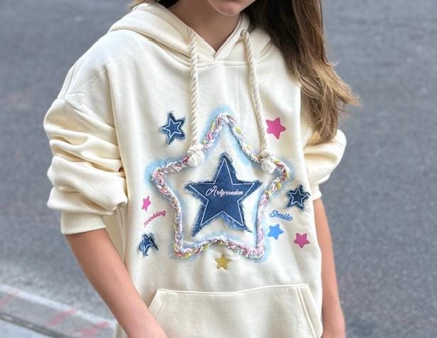 Customer photo review of Aelfric Eden Oversized Star Hoodie