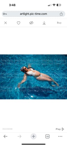 Customer photo review of Seamolly Tie Slit Spaghetti Strap High Leg Ruffles Tankini Set