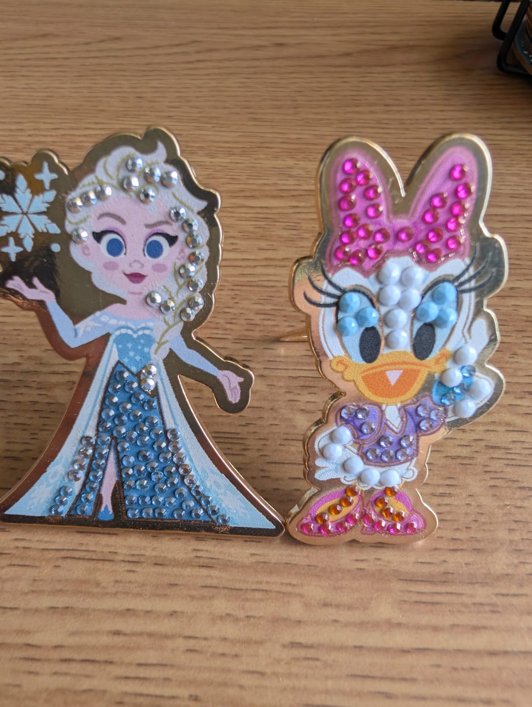Customer photo review of Disney Crystal Art Pin Badge - Blind Bag